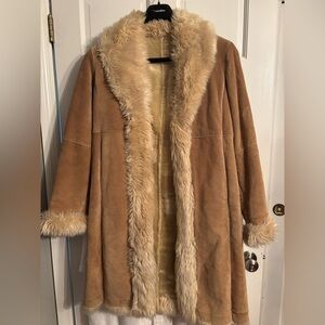Wilsons Leather Tan Teddy Jacket